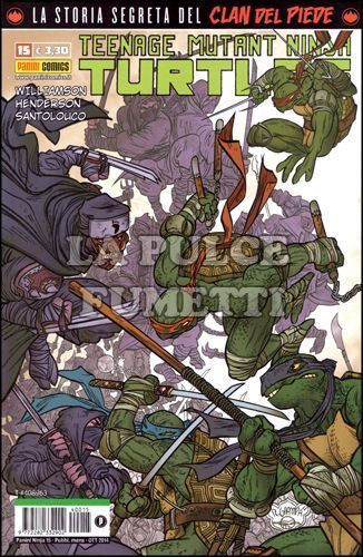 PANINI NINJA #    15 - TEENAGE MUTANT NINJA TURTLES 15